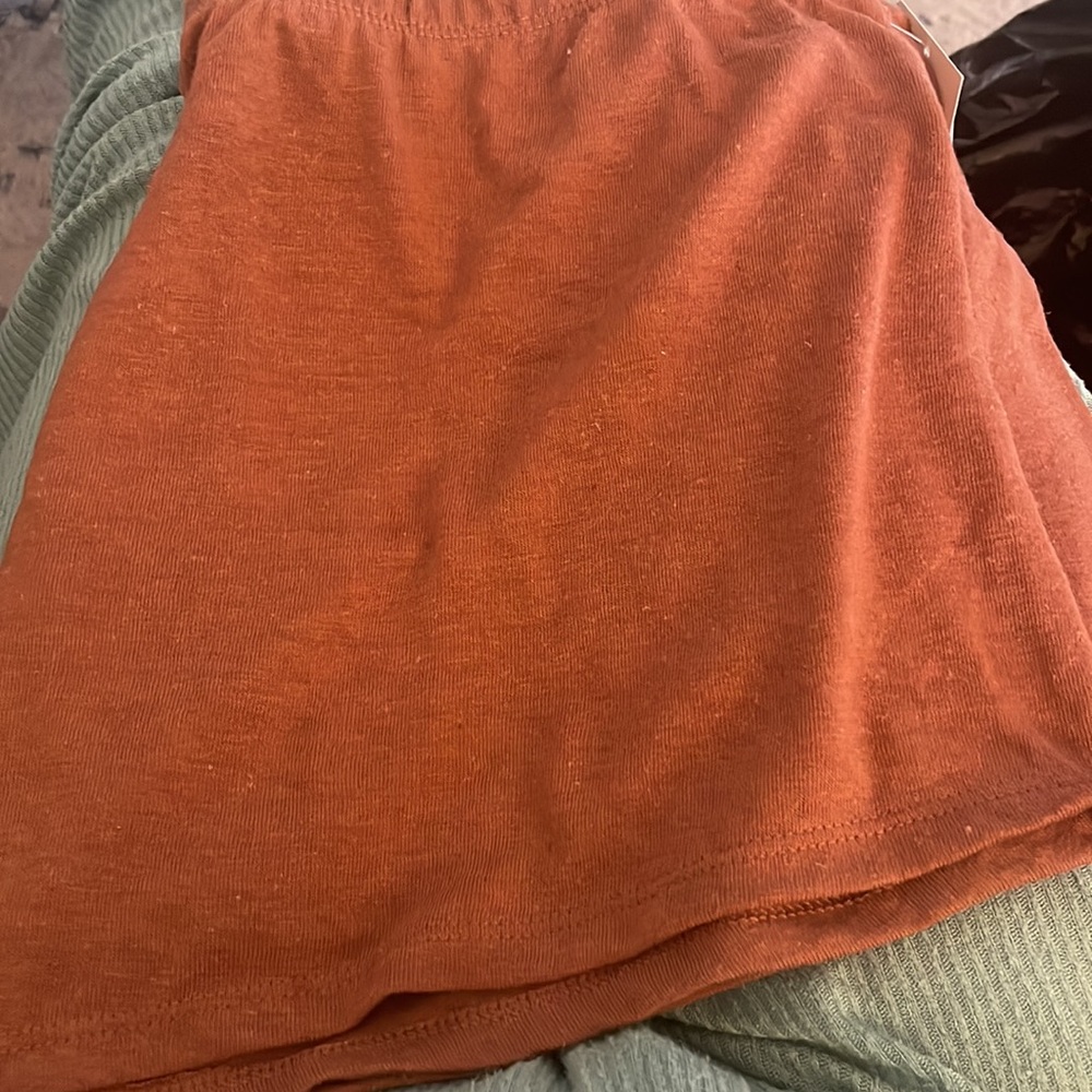 New! Womens knit Pj shorts Stars Above Brown size Small - Picture 2 of 4